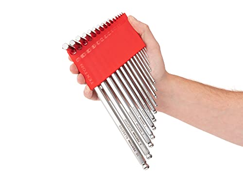 TEKTON Ball End Hex Key Set, 28-Piece | KLX91301 28-Piece (0.050-3/8 in., 1.3-10 mm)