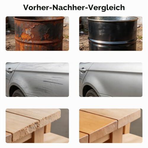Sandpaper Set 230 x 93 mm 60-320 Grit Wet Dry Sandpaper | For car wood metal paint walls coarse and fine grinding polishing renovation 93x230mm Mix grit, 24 pieces