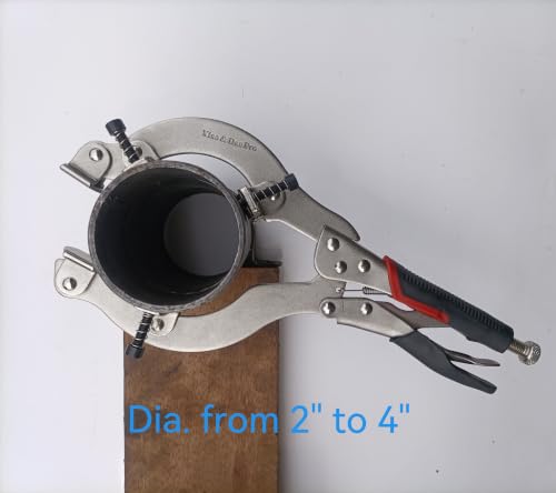 Locking C-Clamp Pipe and Tube Clamp 13'' Steel Pipe Alignment Tool