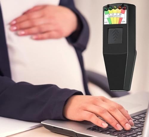 K2 EMF Meter, Handheld Electromagnetic Radiation Detector, 5 LED Display EMF Detector for Ghost Hunting, Magnetic Field Monitor 50Hz - 20,000Hz, Portable EMF Meter for Home, Office and Paranormal U