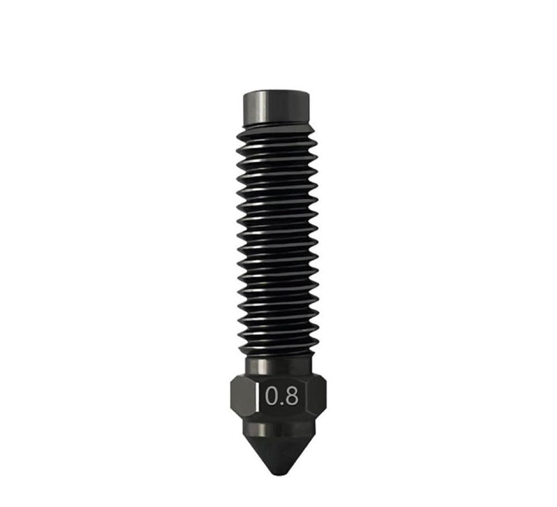Hardened Carbon Nozzle Set (0.2 mm / 0.4 mm / 0.6 mm / 0.8 mm) for Elegoo Centauri - Durable Nozzles for Highest Print Quality