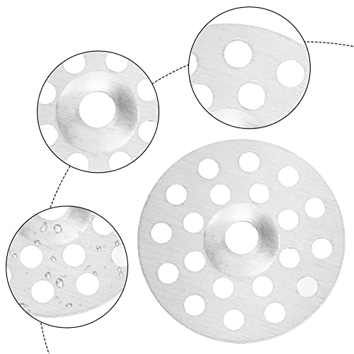 Peohud 600 Pcs 1 Inch Plaster Washers, Metal Washers for Screws, Plaster Repair Rings Profile Washer Flat Washer for Wall Ceiling Drywall Repair and Fix
