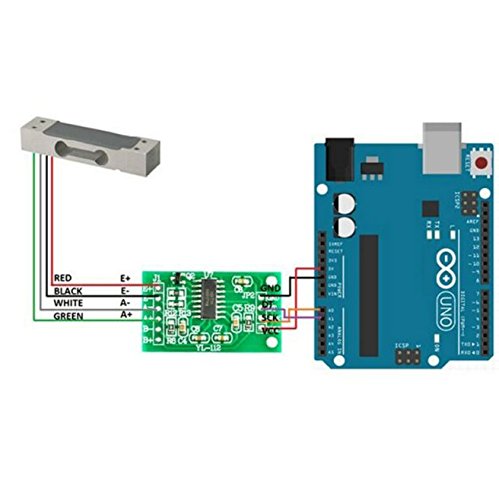 Hailege HX711 Weighing Sensor Dual-Channel 24 Bit Precision A/D Module Pressure Sensor Pack of 3