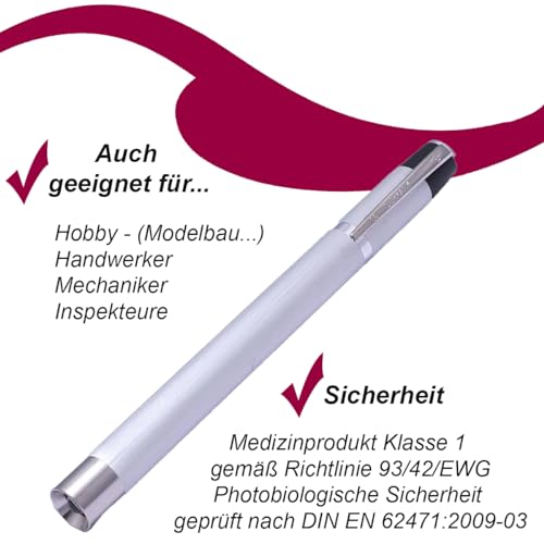RC Diagnostic Light, Pupil Light, Aluminum, Silver