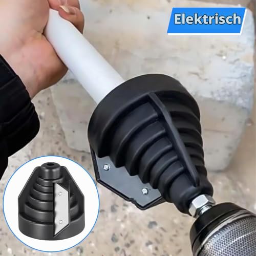 Plastic Pipe Chamfer Tool, Pipe Deburring Tool for 20-63 mm Plastic Pipes, Deburring Tool Pipe for PVC, PP, PE Pipes, Pack of 2