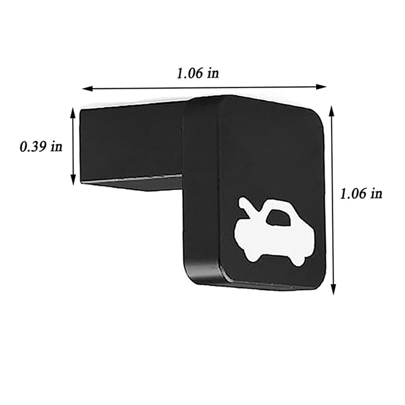 DSkoiph Hood Release Latch Handle Repair Kit Fit for Honda Civic 1996-2011, CR-V 1997-2006, Element 2003-2011 (Black) Black