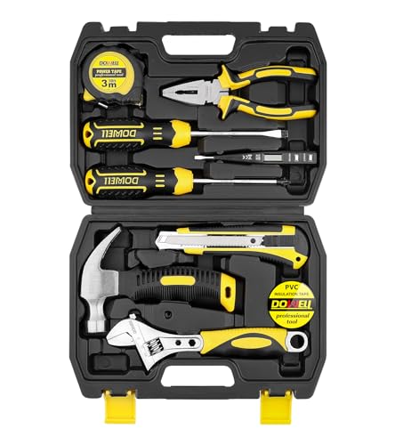 DOWELL Small Tool Kit, Tool Set for Home, Dorm 10 PCS