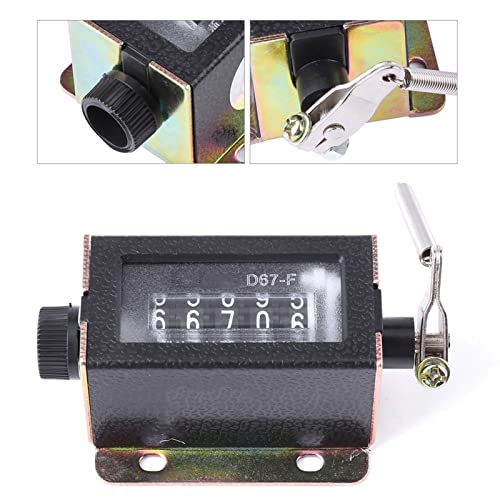 Aramox D67-F 5-Digit Mechanical Hand Counter Resettable