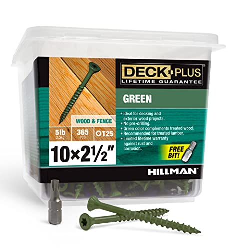 Deck Plus Wood Screws #10 x 2-1/2" 5lb & 3" x #10 5lb Bundle