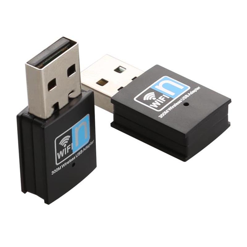 300Mbps USB WiFi Adapter, Wireless LAN Network Card Adapter Stick USB 2.0 Dongle for Desktop Laptop PC Windows 10 8 7 XP MAC OS (Plug-and-Play for Windows10)