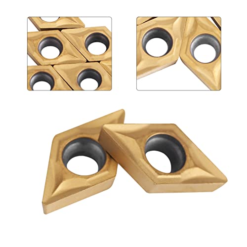 Watris Veiyi 10pcs CNC Carbide Inserts Rotary Indexable Inserts | Carbide Inserts with Box for Stainless Steel Applications
