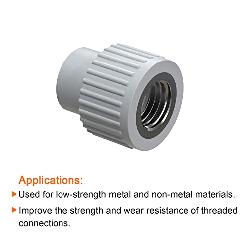 HARFINGTON 30pcs Wire Threaded Inserts 5/8-11 UNC 3D 47.7mm 304 Stainless Steel Helical Coiled Wire Thread Sleeve
