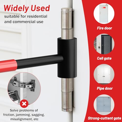 4-in-1 Door Hinge Adjustment Tool, Hinge Gap Adjusting Wrench Fits 14-25mm 4-in-1