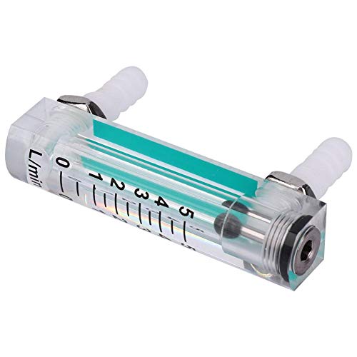 Flowmeter, Air Flow Meter 1~5LPM Oxygen Carbon Dioxide Measuring Flow Meter