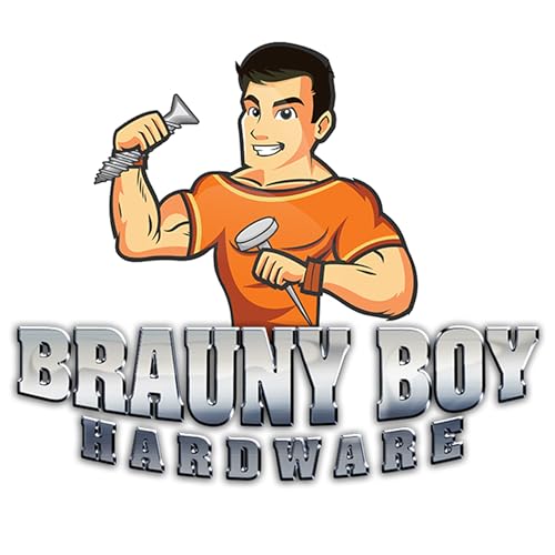 BRAUNY BOY - #12 x 6”- Structural Lag Heavy Duty Construction Wood Screw – Galvanized Corrosion Resistant Coating Exterior Timber, Landscape - Easy HEX Head Drive – Flange Head 6 in - Qty (50) 50