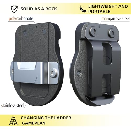 Magnetic Tool Holder | Tape Measure Holder, Magnet Belt Clip Holster for Hammer,Screw,Pliers,Spanner,Trowel | Clip-on Tool Belt Drill Holder for Impact Driver,Any Tools w/Hanger Clips.