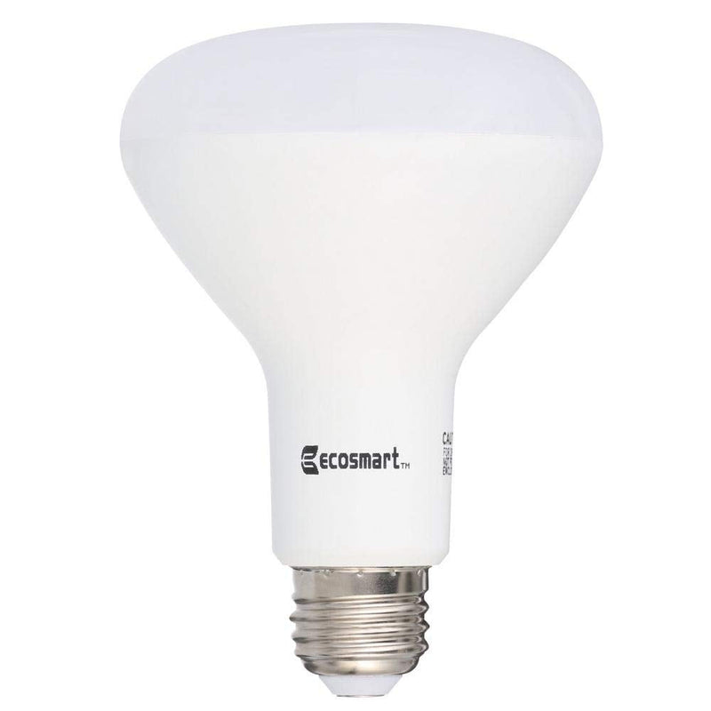 Ecosmart LED Technology Soft White 65W 8.5W Replacement Dimmable Light Bulb 6 Pack BR30 1001 729 291