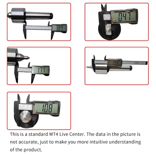 MT4 Live Center, Medium Duty, Long Nose, 60°, Triple Bearing MT4