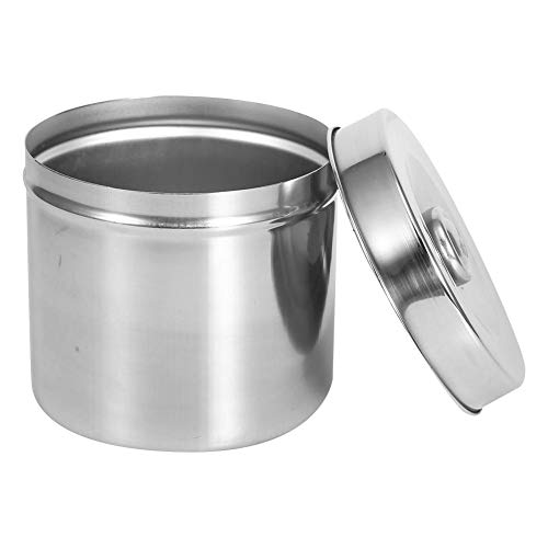 Stainless Steel Medical Jar, Dental Supplies Dressing Container 12Cm Ashtray For Sundry Jars Professional Ointment Storage Jar