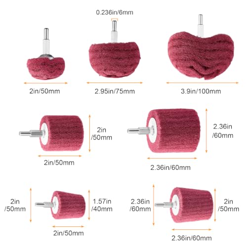 Buffing Wheels for Drill 15PCS Drill Polishing Kit