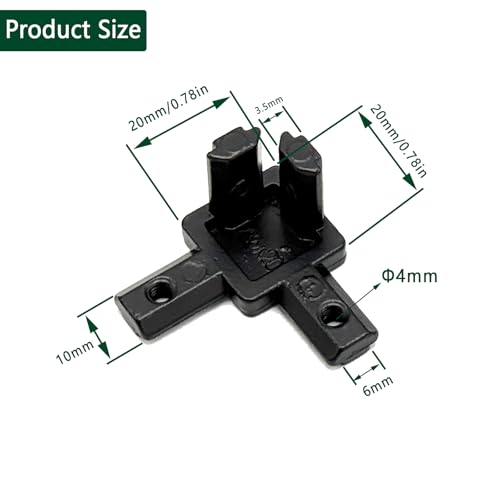 200pcs M5 T-Nuts Screws Kit; 12Sets 2020 Aluminum Extrusion Hardware Accessories with Screws&Wrench, 12Pcs Black 3-Way Bracket with 50Pcs Set Screws for 2020 V T Slot Rail Aluminum Extrusion Profile