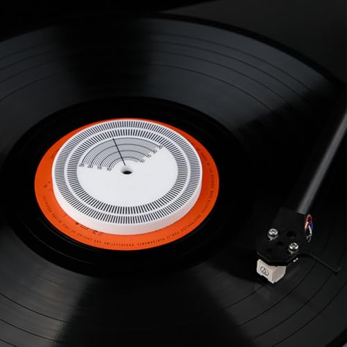 Alnicov Phonograph Needle Distance Ruler Tool - Durable Vinyl Records, Turntable Strobe, Disc Strobe, Speed Detection for Record Lovers