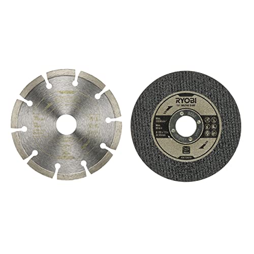 Ryobi RAK6AGD125 Angle Grinder 125mm Cutting Kit (6 piece) 125 mm