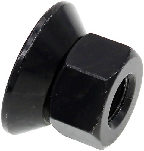 Dorman 611-092 Wheel Nut 9/16-18 Flanged Flat Face - 1-1/16 in. Hex, 1 in. Length Compatible with Select Ford Models, 10 Pack