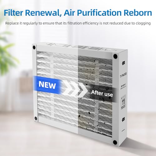 TT-FM-2020 Furnace Filter MERV 11 Collapsible Compatible with TopTech TTFM2020 TT-FM-2020QB TT-MAC-2020 and TT-MAC-2122, 20x20x4 (1 Pack) 1
