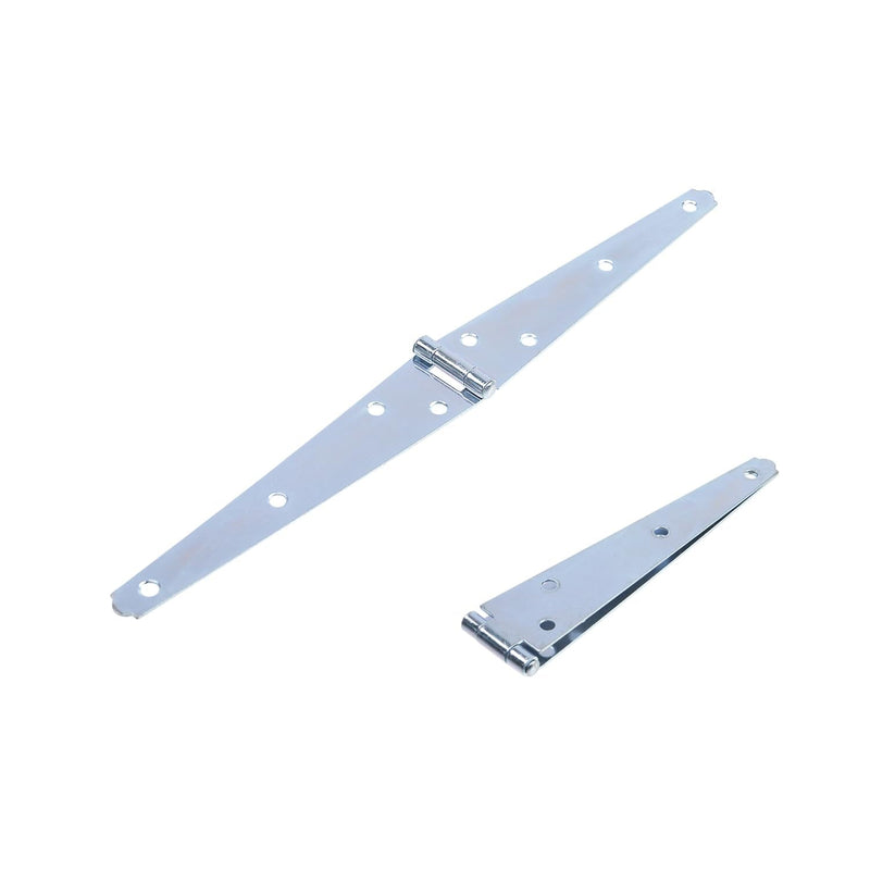 Geesatis 6 inch Strap Hinges Heavy Duty Gate Hinges Cabinet Latch | Door Hinge with Mounting Screws,Iron,Silver Color,Pack of 6 6inch(6Pcs) Silver