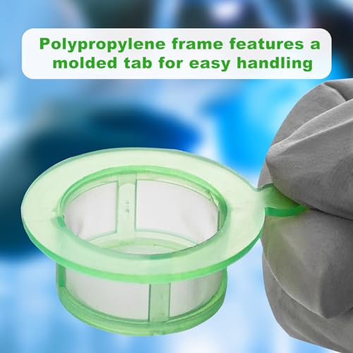 100Pcs 100µm Cell Strainer, Sterile, Nylon Mesh Filter with Handle