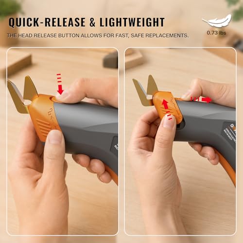 GARTOL 4V Cordless Electric Box Cutter for Cardboard, Fabric, and Leather