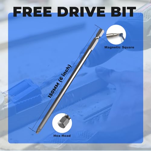 Pocket Hole Screws #8 x 1-1/4", 700PCS Coarse Thread, Zinc Plated #8 X 1-1/4" 700