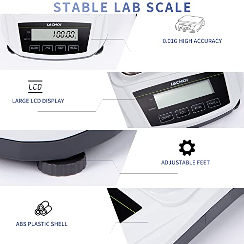 Lab Scale 600gx0.01g Precision Scale 0.01g Accuracy (No Test Weight) 600g*0.01g