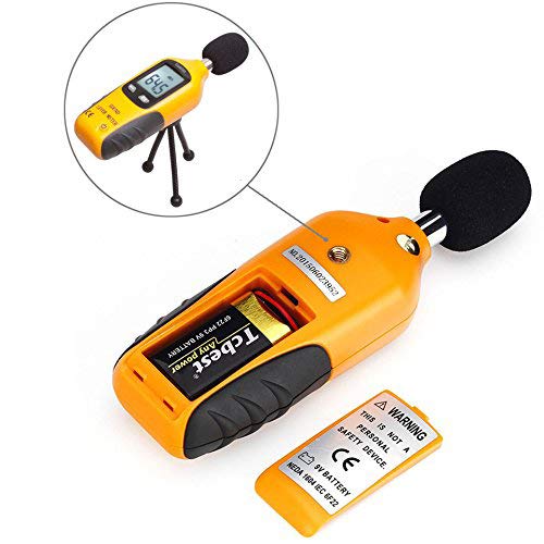 Cadrim Digital Sound Level Meter, Portable Sound Level Meter 30dB to 130dB Decibel Meter with LCD Display Can Be Used for Factories and Streets