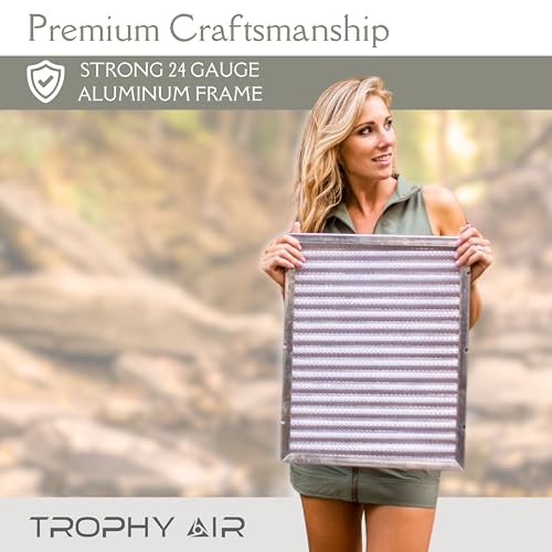 16x25x1 |Trophy Air | Merv 8 | Washable Furnace Filter | Lifetime HVAC & Furnace Air Filter | Washable | Superior particle-holding Ability | Premium Quality Aluminum 16x25x1