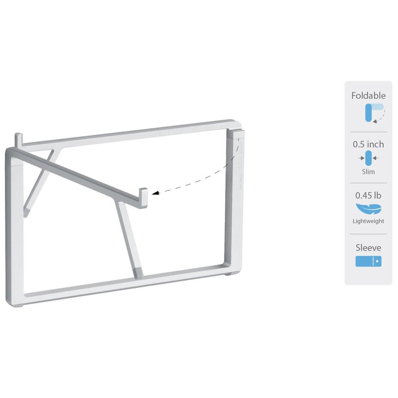 Rain Design 10084 mBar Pro+ Foldable Laptop Stand - Silver mBar Pro+