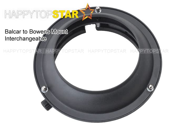 Balcar to Bowens Mount Speedring Speeding Ring Adapter Adaptor Converter for Studio Flash Strobe Light