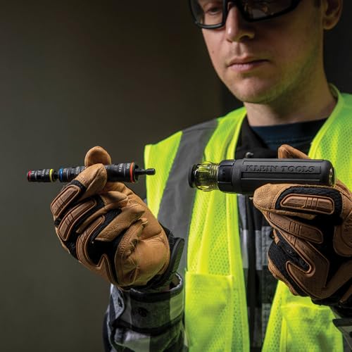AWP Extreme Tool Backpack with Padded Straps, Klein 7-in-1 Impact Flip Socket Set with 1/4 to 9/16-Inch Sizes