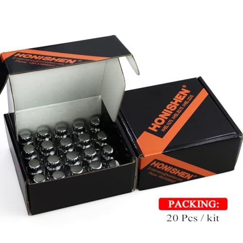 15735-04-20AM Chrome 1/2"-20 Bulge Acorn Lug Nut, 20 Pack