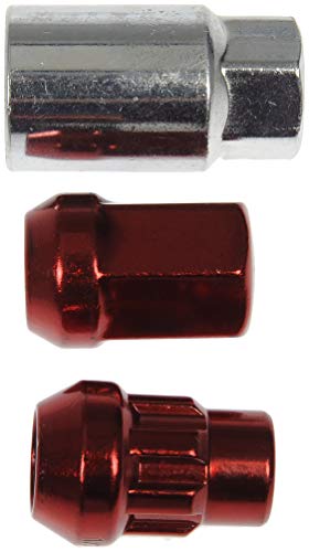 Dorman 713-275E Red Acorn Wheel Nut Lock Set
