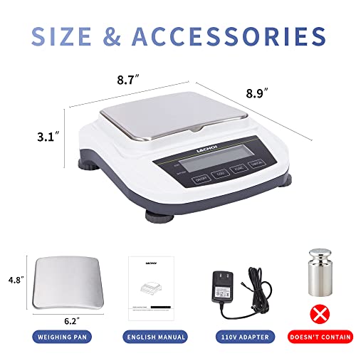 Lab Scale 600gx0.01g Precision Scale 0.01g Accuracy (No Test Weight) 600g*0.01g