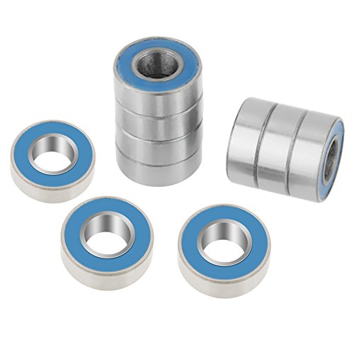 Akozon Metal Seal Bearings - 5x11x4mm MR115-2RS, 25pcs Rubber Sealed Ball Bearings