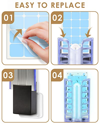 TINDTOP 40 Pack Replacement Glue Boards for Dynatrap DT3009