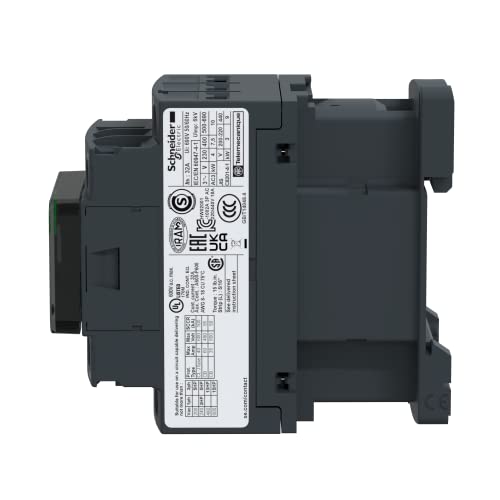 Schneider Electric SC5LC1D18P7 Switch 440 V 18 A – White | +1S+1NC, 7.5 kW, 18A, 400V AC3, 230V AC 230 V Single
