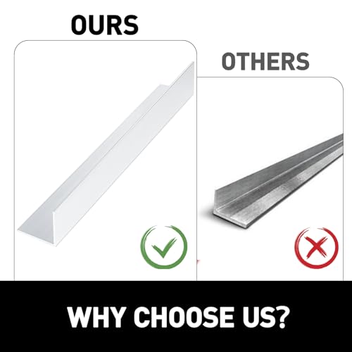 2PCS Aluminum Angle 6061,Aluminum Angle Stock 2" X 2",13" Length, 3/16" Thick Aluminum Structural Angle 6061 2" x 2" x 3/16" x 13"