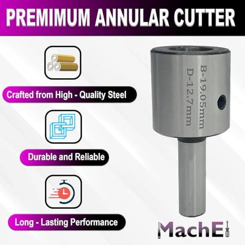 MachEl Annular Cutter (1/2"- OAL (75mm)) 1/2"- OAL (75mm)