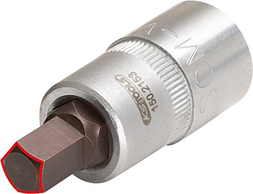 KS Tools 150.2153 Brake calliper bit socket, pentagon, 10mm