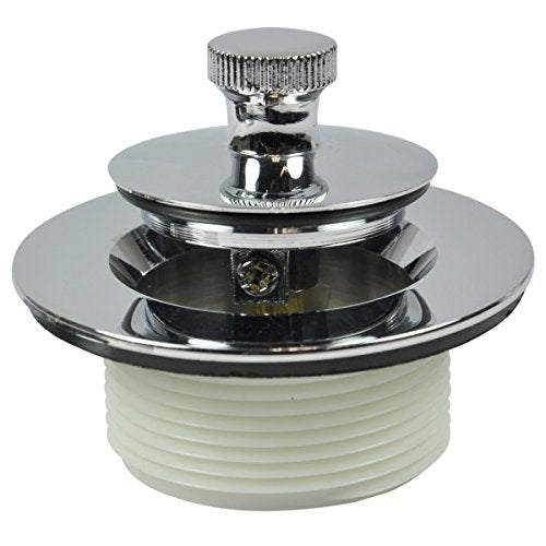 Danco Universal Lift and Turn Bath Drain Trim Kit with Overflow Plate, Chrome, (88966) 1 Pack