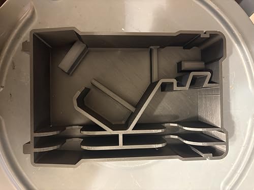 Organizer insert for Packout that fits M12 fuel Hacksaw Tool Compact Organizer Tool Accessory in Black